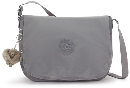 Kipling EARTHBEAT M Mittelgroße Umhängetaschen, Inviting Grey (Grau)