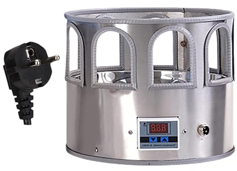 Abbeveratoio Per Polli Riscaldato Costantemente 50W Sicurezza Del Ghiaccio Fornitore Pollame In Metallo Da 5 Galloni Con Base A Prova Fuoriuscite Fornitore Pollame Riscaldato Non Ossidato