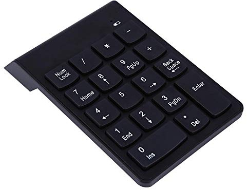 USB numeriskt tangentbord, mini numeriskt tangentbord 18-tangenters numeriskt tangentbord för PC, anteckningsbok för anteckningsbok