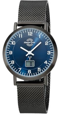 Master Time Funk Quarz Damen Uhr Analog-Digital mit Edelstahl Milanaise Armband MTLS-10742-32M