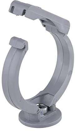 Pack x5 Abrazaderas con Inserto 7x150 para Tubo de PVC Ø50 mm | Fijación Segura y Estable a Pared | Incluye Tornillo y Taco | Montaje Rápido | NOYON & THIEBAULT