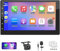 [2GB+32GB] Autoradio 2 Din con 7 Pollici Touchscreen Stereo Auto Supporta Wireless Carplay&Android Auto, Autoradio Bluetooth con Telecamera 4K, Microfono, Bluetooth Vivavoce, Mirror Link, GPS/WiFi