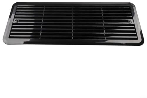 Thetford 62445480 - Griglia di ventilazione per frigorifero, compatibile con roulotte, camper, camper, frigorifero, in ABS, bianco, nero