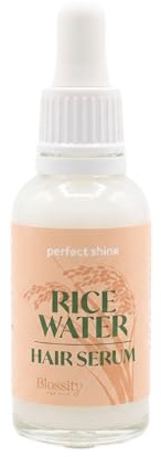 Blossity Siero Capelli all'Acqua di Riso e Rosmarino 30ml – Trattamento Concentrato in Gocce Anti-Rottura e Ricrescita – Lozione Idratante Effetto Specchio