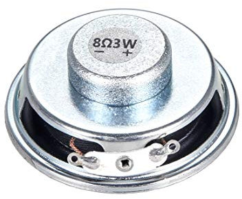 sourcing map 3W 8 Ohm DIY Speaker 50mm Round Shape Replacement Loudspeaker