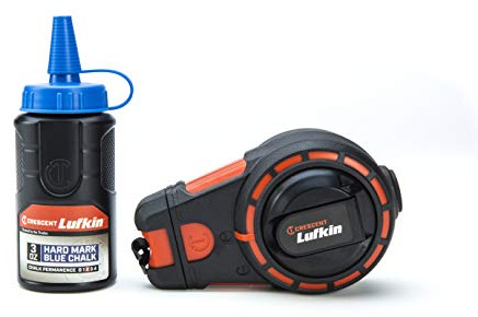 Crescent Lufkin 100' Contractor Chalk Reel with HardMark Blue Chalk - CL100BA