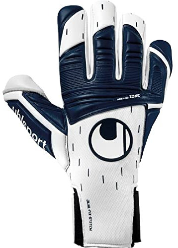 uhlsport Classic Absolutgrip Tight HN Fußball Torwarthandschuhe für Kinder und Herren, Torwart-Handschuhe, Fussball-Handschuhe mit Neopren und halb negativ geschnittene Finger, 7