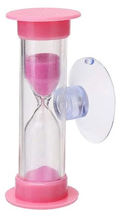 Sablier coloré de 3 minutes pour la douche, le brossage des dents, la décoration de la maison, le bureau, le compte à rebours - Minuteur décoratif pour la douche et le brossage des dents