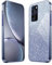 HAOYE Funda para Huawei P40 Pro, Carcasa Silicona TPU Marco Galvanizado, Protector a Prueba de Golpes Case con Brillante Pegatina. Azul