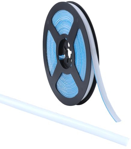 GORGECRAFT 6 m Dichtungsstreifen 8mm Selbstklebend Weiß Für Dusche Badewanne Toilette Dichtungsspaltband Zierleiste Dekoratives Dichtungsband Für Herd Spüle Badezimmerecke Keramikfliesen Wandkanten