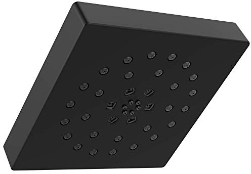 Delta Faucet 52484-BL Delta H2Okinetic 4-Setting UltraSoak Shower Head, Matte Black