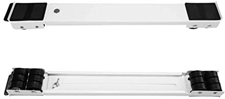 YORKING 2PCS Appliance Rollers Adjustable Furniture Moving Roller Wheels Universal Easy Move Heavy Duty Washing Machine Rollers Portable Washer Dryer Fridge Mobile Rolling Base