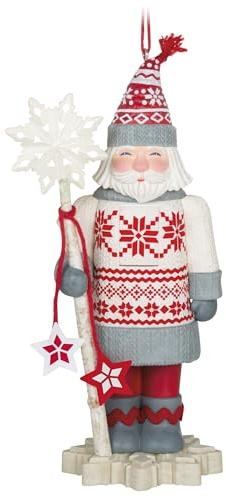 Hallmark Keepsake julprydnad 2023, ädla nötknäppare snöfall prins, gåvor till henne