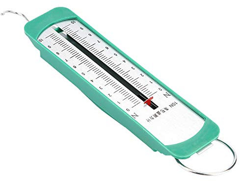 Dinamómetro de Resorte, 10N Dinamómetro de Resorte Newton Medidor de Fuerza Barra de Dinamómetro de Escala de Resorte para Enseñanza Básica, Kits de Medición de Aula de Ciencias