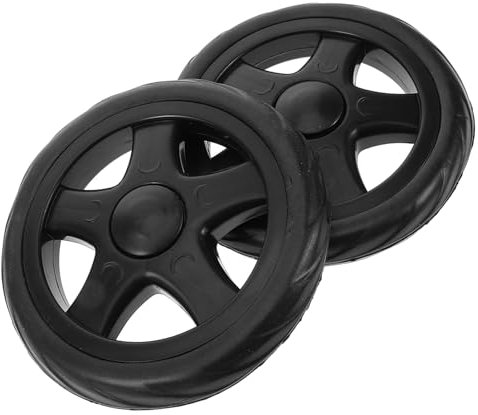 SOLUSTRE Ruedas De Repuesto Para Carrito De Compras 2 Piezas Ruedas Giratorias Para Subir Escaleras Accesorios Para Carro De Mercado Compacto Y Ligero