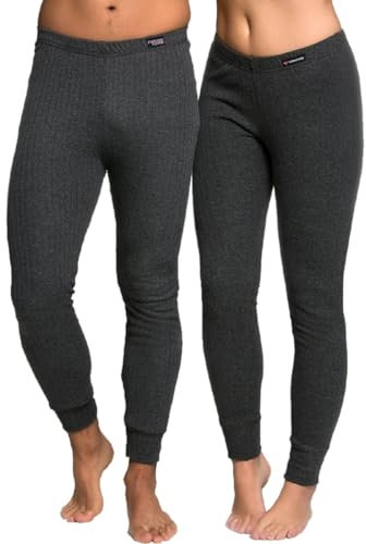 2er Pack Thermohose Lange Unterhosen Herren Thermo Baumwolle M L XL XXL 3XL