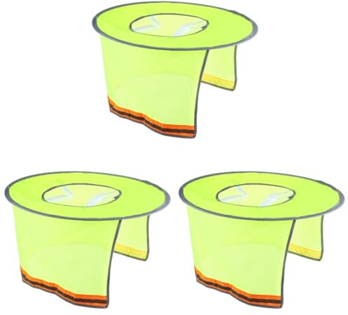 Anneome Sombrero Duro Parasol para Casco para Trabajos Al Aire Libre | Amarillo, tela, plástico, Protector Solar para Sombrero Duro, protección solar para el cuello, Escudo de Casco de Seguridad