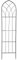 RUDDINGS WOOD 1.6m Gothic Black Garden Plant Support Trellis - Wall Mounted Climbing Plant Frame