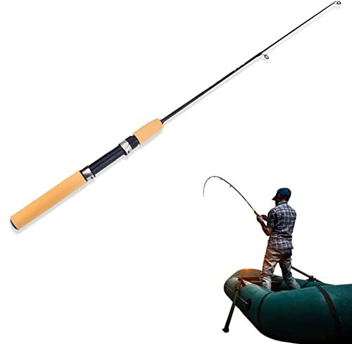 Teleskop Angelrute, EIS Angelrute Outdoor Tragbare Winter Angelrute Carbon Einziehbare Mini Angelrute