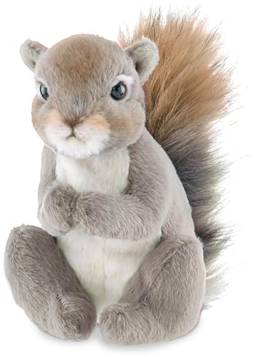 Bearington Lil' Peanut Plüsch, Eichhörnchen Stofftier, 7 Zoll