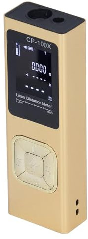 Telemetre Laser, 100m Metre Laser Numérique Rechargeable Télémètre Laser avec Niveau électronique, Mesure Laser Distance Mètre Laser Mesure De Distance Longueur/Hauteur/Surface/Volume/Pythagoricien