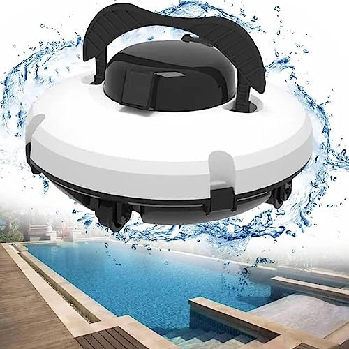 Sladdless poolvakuumrengöring, automatisk robotvakuum med borstlös motor, kraftfull poolrobot för pooler över marken, upp till 120 minuter