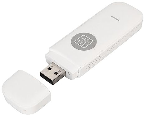 4G LTE Wireless USB Dongle Modem Stick WiFi Adapter, 4G LTE Modem con Ranura para Tarjeta SIM, Mini Enrutador de Punto de Acceso de Viaje Portátil, Enrutador 4G hasta 10 Usuarios