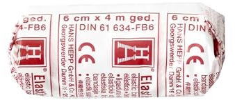 10x Fixierbinde DIN 61634-FB 6cm - zugehörig der DIN 13164 für KFZ & DIN 13157 / DIN 13169 für Betriebe - ANGEBOT