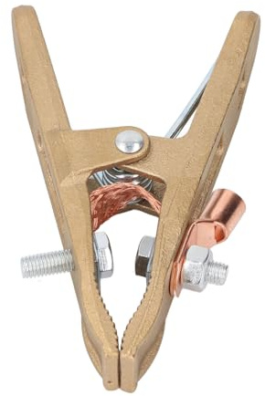Garosa Pince de Terre de Soudage en Laiton 500A, Large Ouverture de Mâchoire et Construction Robuste pour les Applications de Soudage et de Découpe MIG MMA TIG