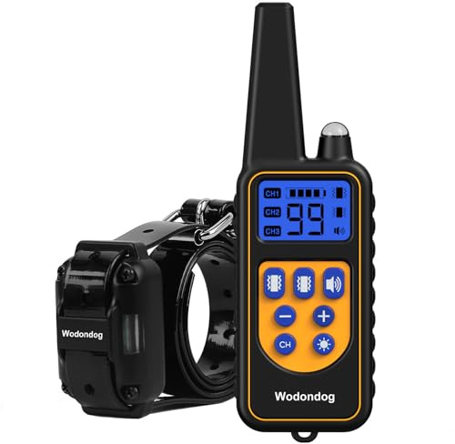 Collar de Adiestramiento para Perros, Sin Descarga Eléctrica, Collar Recargable con Función de Vibración Potente, Alcance 1000 Metros