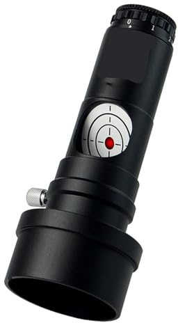 1.25Metallic Red Collimator with 2 Adapter for Newtonian SCT Reflecting Telescopes
