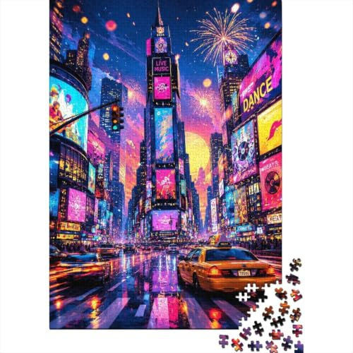 City Night Lights Jigsaw Puzzle, 1000 Pcs For Adults