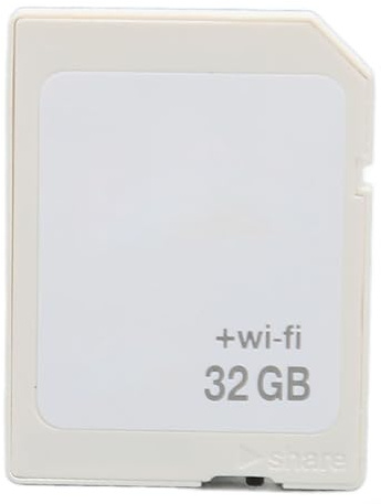 Speicher SD Karte, Kabellose WLAN Speicherkarte mit Stromsparfunktion, Hohe Geschwindigkeit, Kabellose SDHC WLAN Flash Speicherkarte, Unterstützt Video, Ton, Fotos, Büro, SD (32GB)