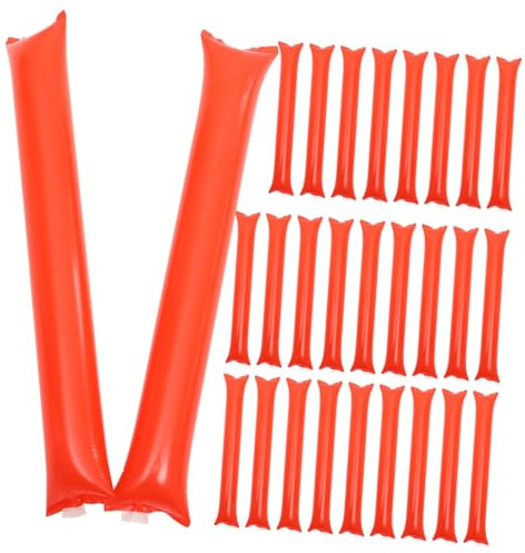 Supvox 40st Aufblasbarer Stock Jubelstöcke Basketball-fußball-lärmmacher Krachmacher Bleiben Handklapper Partystäbe Stadion Sticks Geräuscherzeuger Aufblasbar Zubehör Sport
