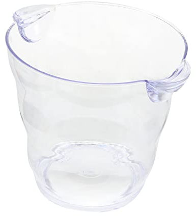 OFFSCH Seau à Glace Transparent pour Bière Et Refroidissement De Bouteille De Vin Seau Thermique pour Boissons Et Glace Pratique pour Bar Maison Fête