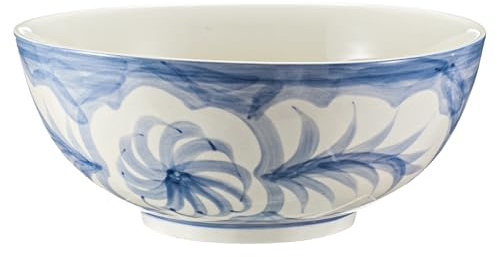 Maxdot Blue and White Chinoiserie Pasta Bowl 10 X 10 X 5 Inche