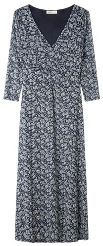 Springfield Nueva Camisa De Estructura con Bordado De Árboles, Azul, L