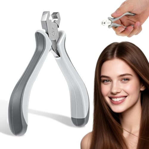 Homoyoyo Pince à Extension de Cheveux 6D Outil de Retrait Pratique pour Extensions Pince à Pointe Fine Extraction Délicate pour Cheveux Naturels Outil pour Salon de Coiffure