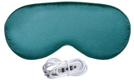 Parche Ocular Térmico - Máscara de Ojos Caliente con 3 Niveles de Calor,Antiluz para Compresa Caliente Relajación Spa Vuelos en Avión Uso Nocturno