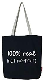 hello-bags Sac tote bag en toile avec fermeture éclair, doublure et poche intérieure. Extérieur : Coton 100%. Inclue une enveloppe de cadeau. Mesures : 37 x 38 cm.