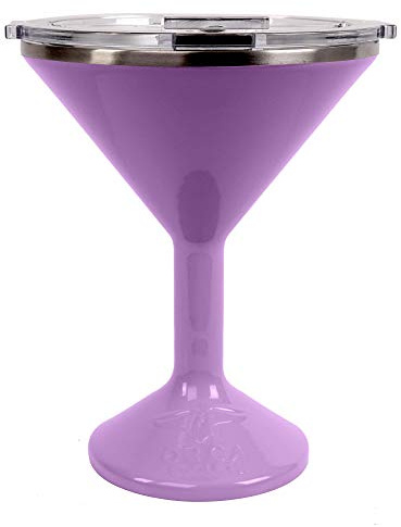 ORCA Tini 13oz Stainless Steel Martini Glass | Temperature Insulated Tumbler for Every Outdoor, Picnic, Poolside, Beach & Patio Party — Lilac