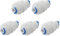 Pxyelec White Fittings Schottverbinder 1/4 Zoll Rohr Quick Connect RO Wasserfilter 5 Stück