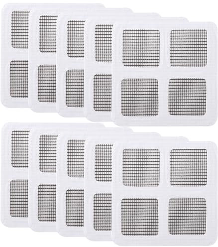 IKOPFLN 50 Pezzi di Adesivo Monouso per Raccogli Capelli Doccia,Filtro Doccia Capelli per Prevenire Gli Scarichi Intasati, per Gli Accessori Bagno,la Cucina, il Lavandino, la Vasca da Bagno