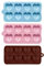 Moules En Forme De Cœur 3 Pièces, Moules À Chocolat, Silicone, Accessoires De Pâtisserie, Moules À Bonbons, Moules À Dessert