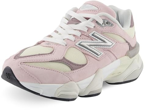 New Balance 9060 Baskets pour garçon, Sucre rose/angora/vin glacé, 35 EU