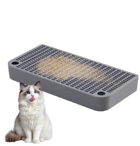 Cat Litter Step and Stair, Pet Ramp Litter Box Step with Filter Function, Waterproof Kitten Toilet Front Stool, Cat Trapping Mat Footboard, Easy Cleaning, Pet Accessories, for Home