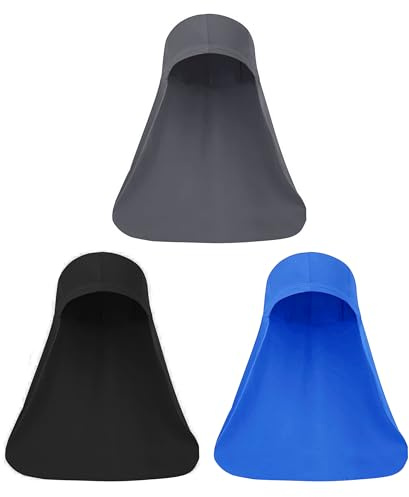 JIAHG 3PCS Helmet Sun Shade Neck Flap Covers UV Protection Hard Hat Neck Shield Visor Breathable Quick Dry Cooling Drape Liner for Cycling, Construction, Outdoor Work