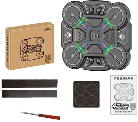 xyensy Machine à musique de boxe | Appareil de fitness électronique mural, pour adolescents, , hommes, adultes, salle de sport à la maison