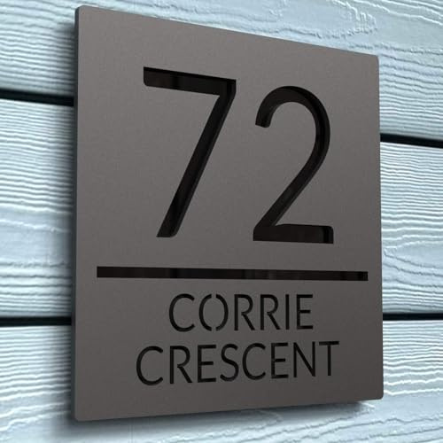 Numero Civico Personalizzato In Acrilico Per Abitazioni Moderne, Targhetta Per Indirizzo Esterno, Targa Personalizzata Per Porta, Targhetta Per Cassetta Postale, Segnaletica Per Giardino E Cortile