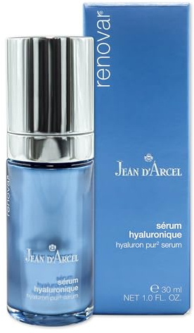 JEAN D'ARCEL RENOVAR serum hyaluronique – Hyaluronsäure-Serum gegen Falten – Mit hochmolekularer & niedermolekularer Hyaluronsäure – Hyaluron Pur² Serum – 30 ml